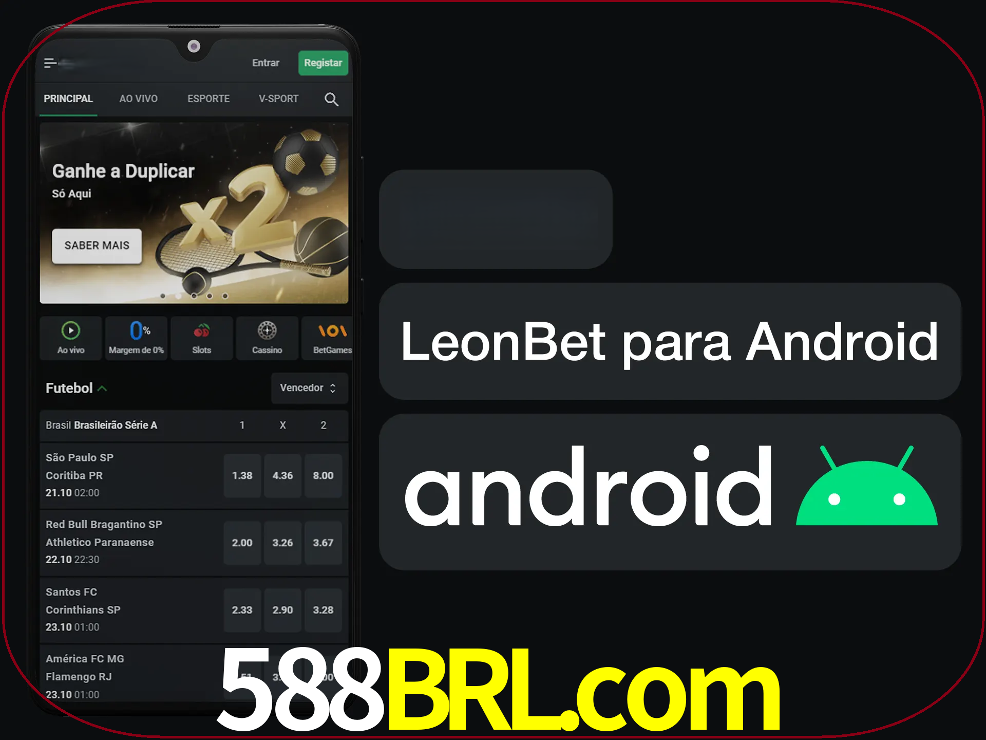 Adquira sua versão poket de LeonBet.